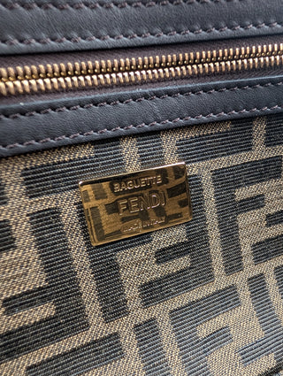 Fabric Brown Monogram Baguette Bag