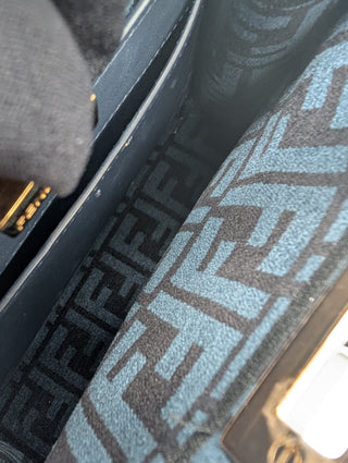 Fendi Dark Blue Monogram Peekaboo Iseeu