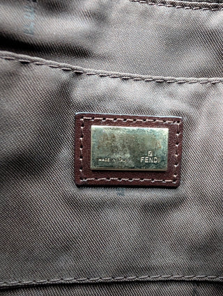 Dark Brown Plisse Chef Handbag