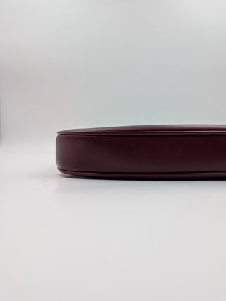 Burgundy Jackie 1961 Small Leather Shoulder Bag