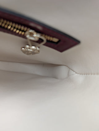 Burgundy Jackie 1961 Small Leather Shoulder Bag