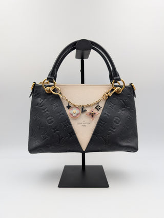 Black And Beige Monogram Empreinte V Handbag With Accessories