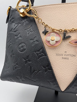 Black And Beige Monogram Empreinte V Handbag With Accessories