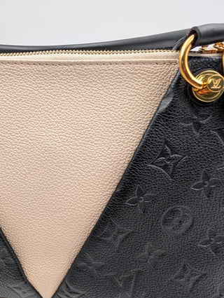 Black And Beige Monogram Empreinte V Handbag With Accessories