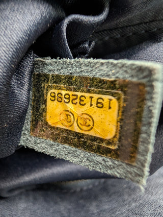 Black Patent Accordion Shopping Tote