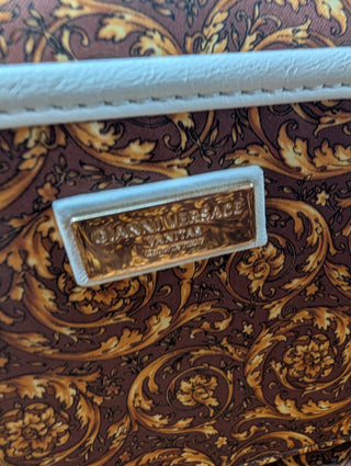 White Demetra Vanitas Top Handle Bag In Quilted Leather