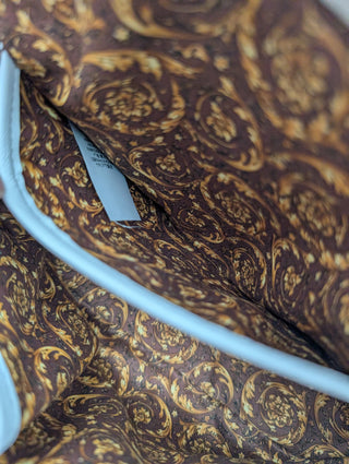 White Demetra Vanitas Top Handle Bag In Quilted Leather