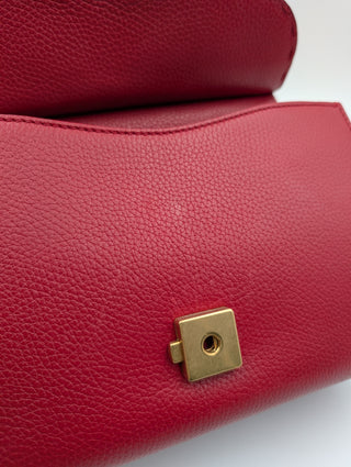 Red GG Marmont Top Handle Bag