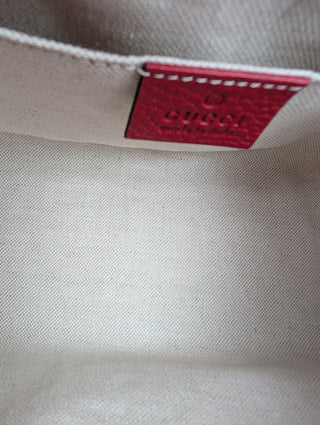 Red GG Marmont Top Handle Bag