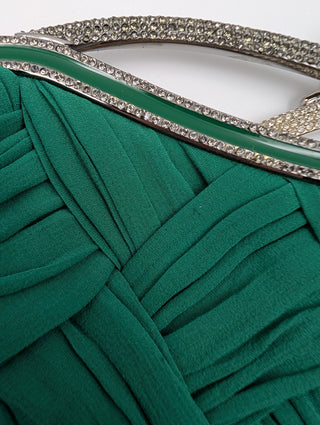 Green Tassel Clutch