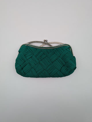 Green Tassel Clutch