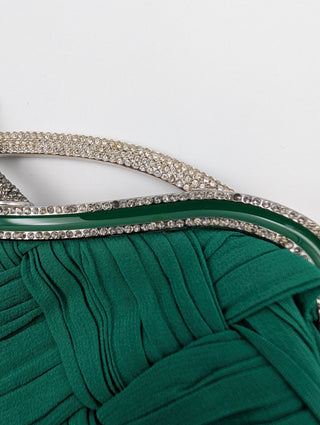 Green Tassel Clutch