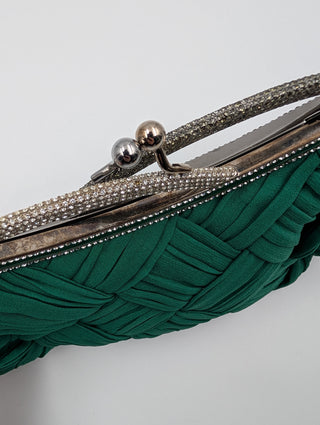 Green Tassel Clutch