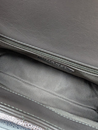 Grey Handbag With Shoulder Strap