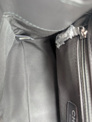 Grey Handbag With Shoulder Strap