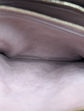 Black Coussin Monogram Embossed Lambskin Bag