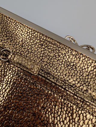 Gold Shiny Clutch