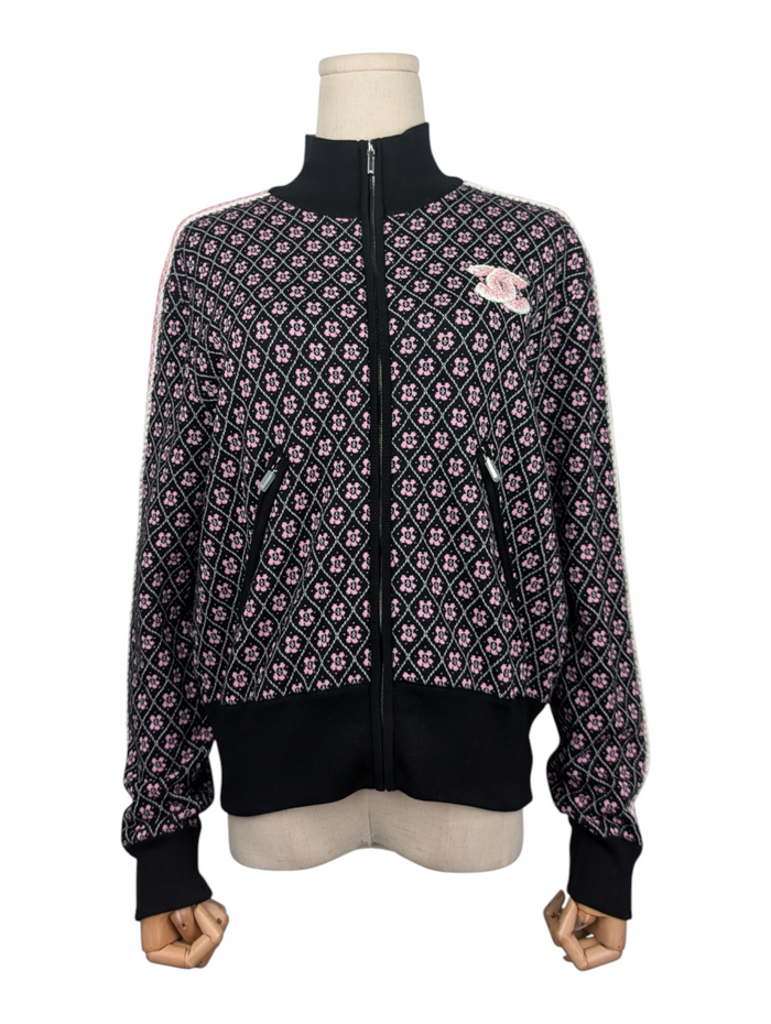 Pink Jacket With Flowers