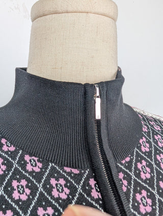 Pink Jacket With Flowers