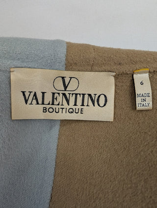 Khaki And Light Blue Coat