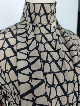 Beige Iconographe Silk Crepe De Chine Blouse