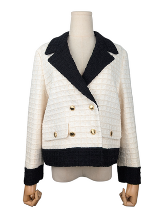 Black And White Tweed Jacket