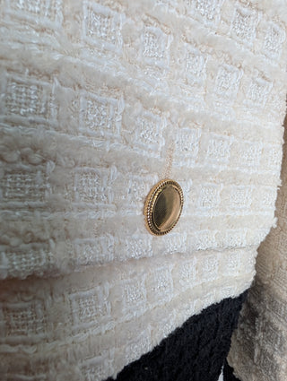 Black And White Tweed Jacket