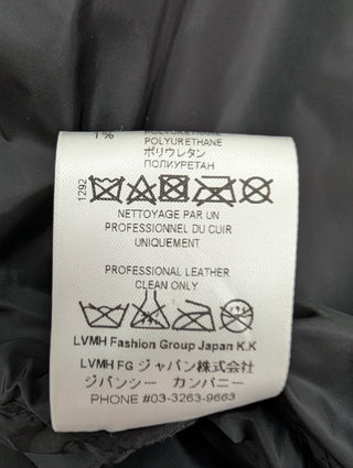 Black Lambskin Jacket With Hood