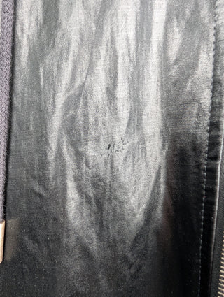 Black Lambskin Jacket With Hood