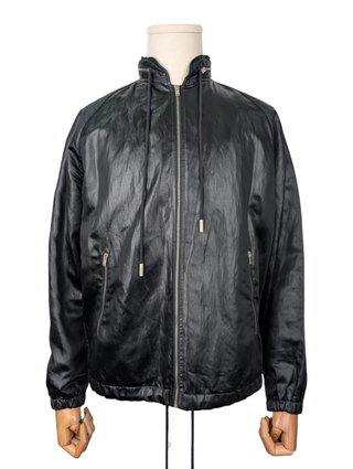 Black Jacket With Tuckaway Hood