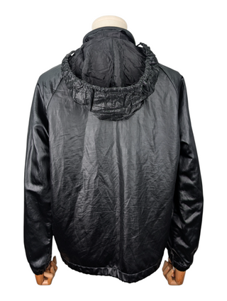 Black Jacket With Tuckaway Hood