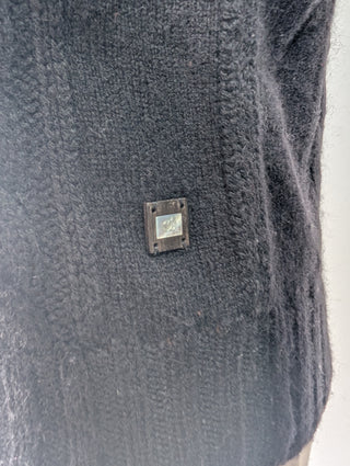 Black Cashmere Turtle Neck Sweater