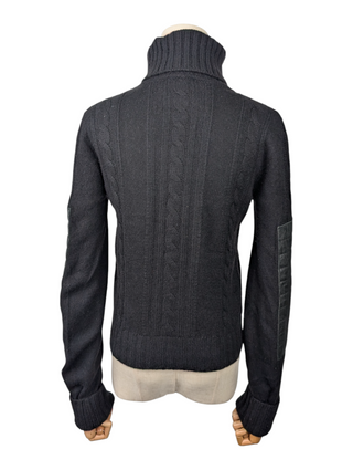 Black Cashmere Turtle Neck Sweater