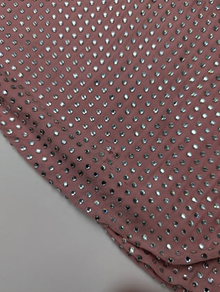 Pink Crystal Beaded Pants