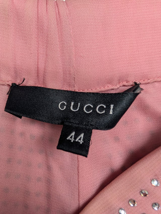 Pink Crystal Beaded Pants