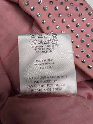 Pink Crystal Beaded Pants