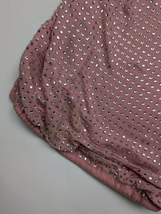 Pink Crystal Beaded Pants