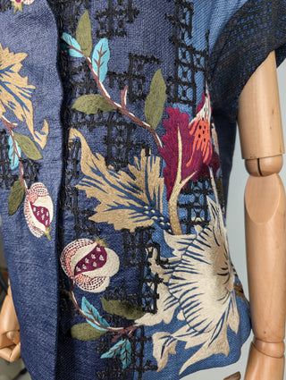 Navy Short Sleeve Jacket