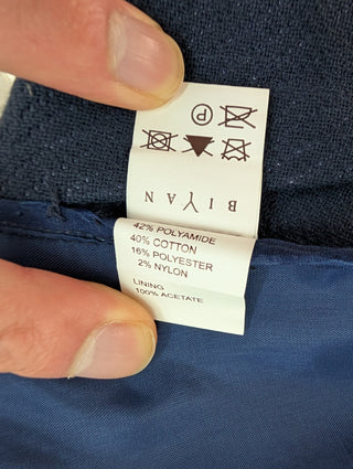 Navy Short Sleeve Jacket