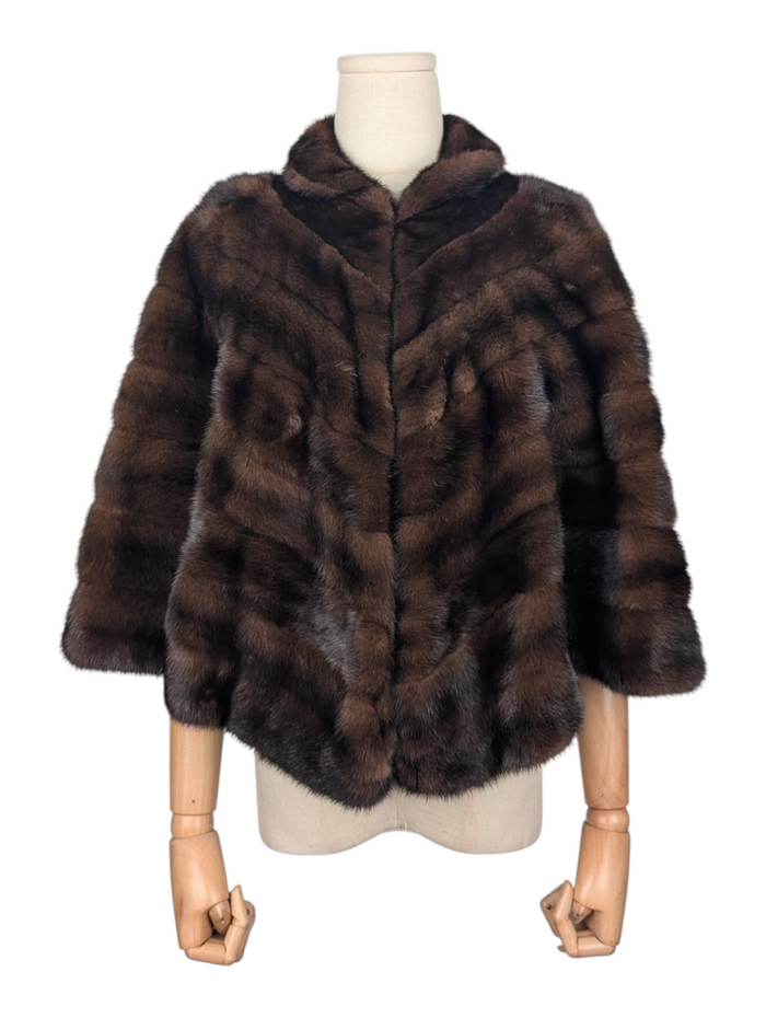 Brown Mink Fur Coat