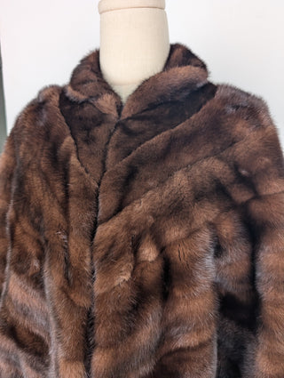 Brown Mink Fur Coat