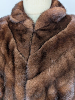 Brown Mink Fur Coat
