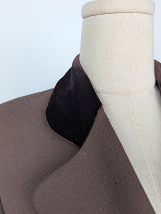 Brown Suit With Skirt