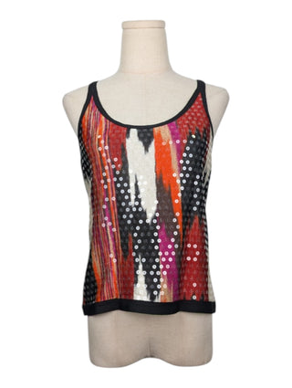 Multicolor Twin Set With Overall Glitter Sequins