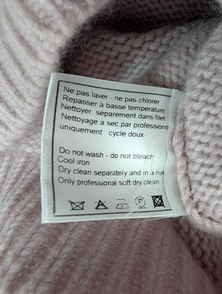 Light Dusty Pink Cashmere Sweater