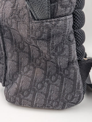 Black Diortravel Small Monogram Backpack