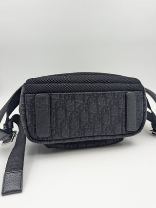 Black Diortravel Small Monogram Backpack