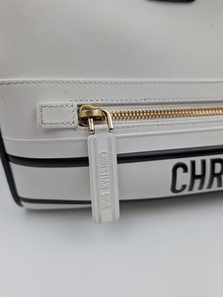 White Shoulder Bowling Bag