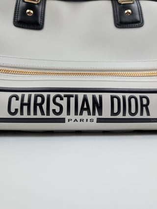 White Shoulder Bowling Bag