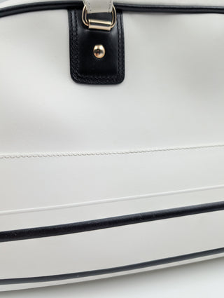 White Shoulder Bowling Bag